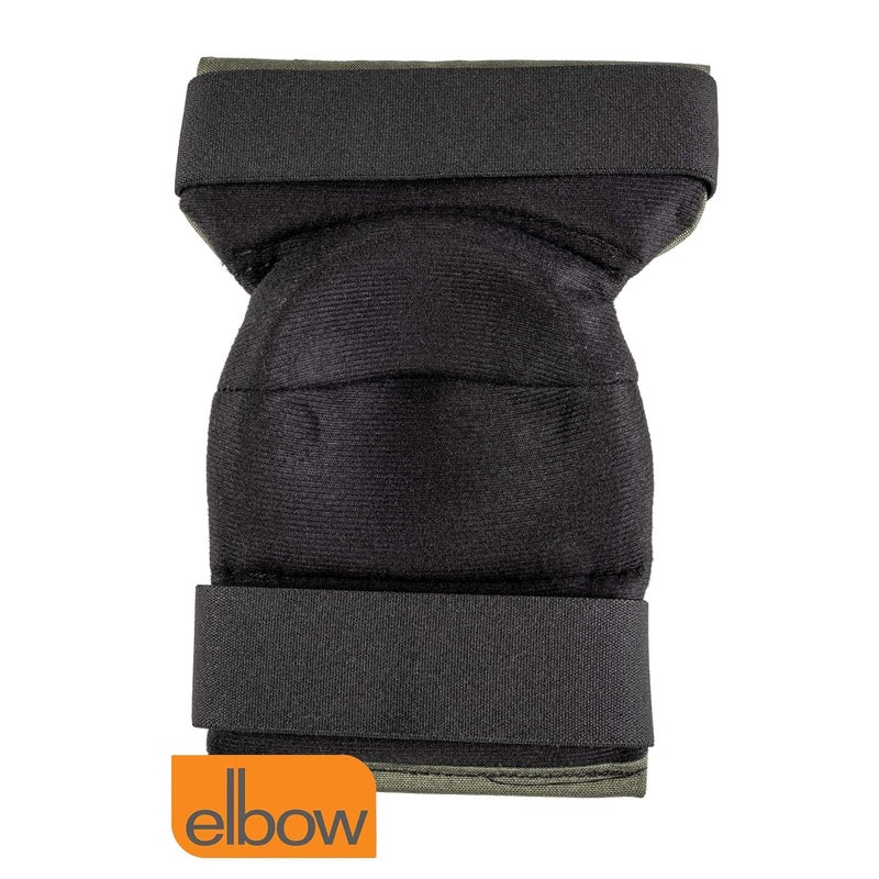 Alta 53112.09 AltaCONTOUR Elbow Protector Pad, Olive Green Cordura Nylon Fabric, AltaGrip Fastening, Flexible Cap, Round, Olive Green - Image 3